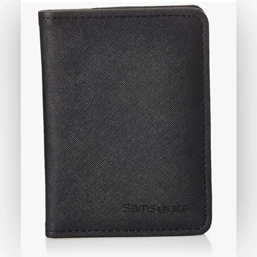Samsonite RFID Passport Wallet Black 5.5”x4”